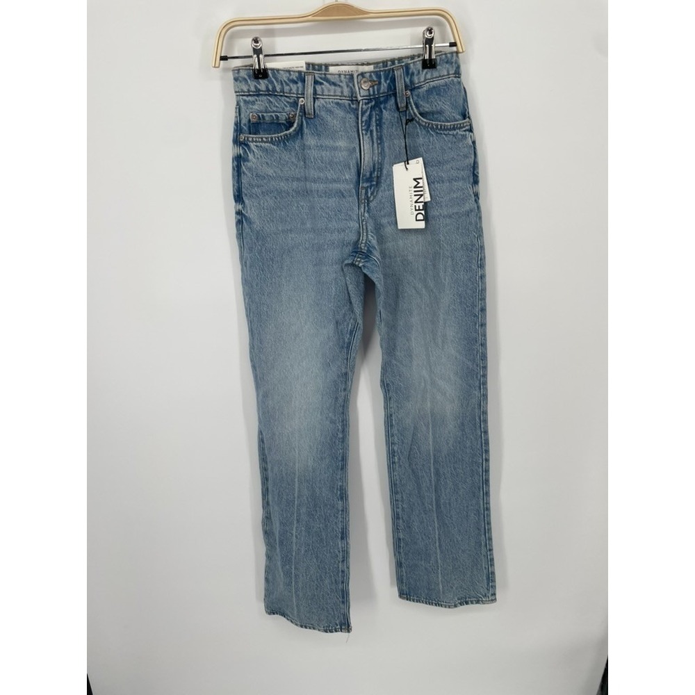 Dynamite Cara Rigid Jeans Women 26 Blue Denim Medium Wash High Rise Straight NWT